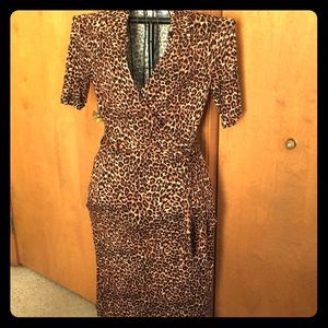 Nine West Gorgeous Animal Print Dress